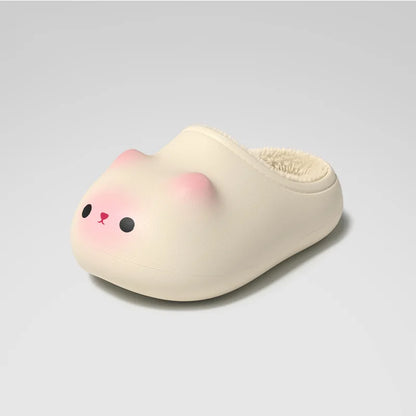 Purr Prints Plush Paw Waterproof Clogs