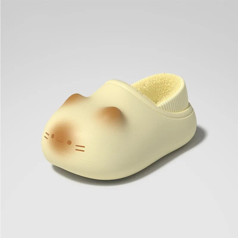 Purr Prints Plush Paw Waterproof Clogs