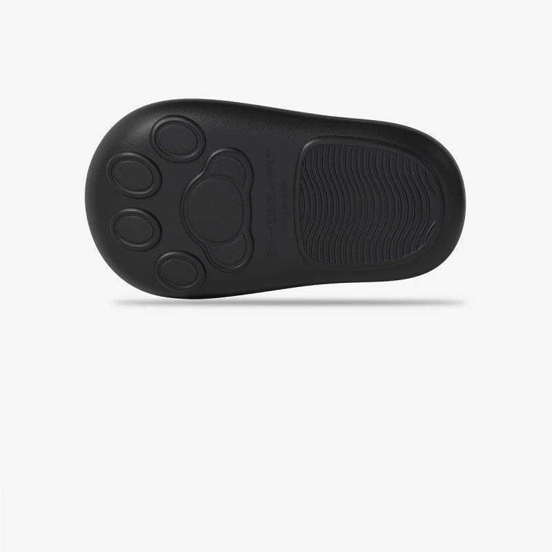 Purr Prints Plush Paw Waterproof Clogs