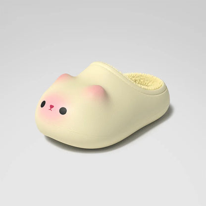 Purr Prints Plush Paw Waterproof Clogs