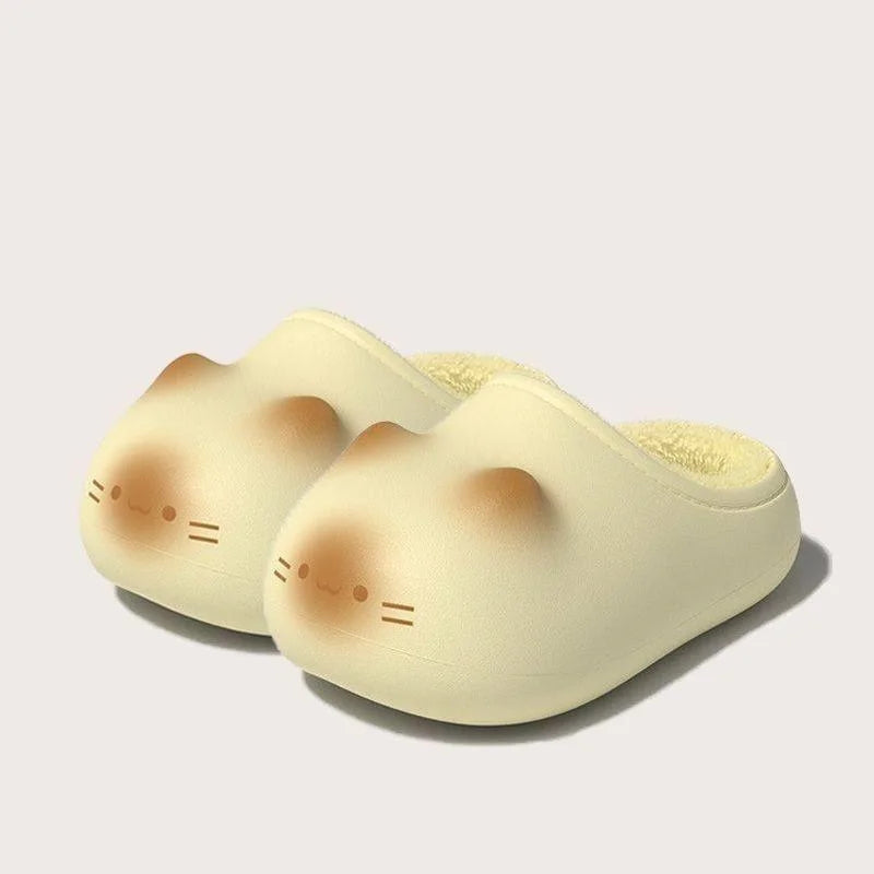 Purr Prints Plush Paw Waterproof Clogs