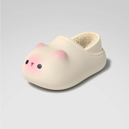 Purr Prints Plush Paw Waterproof Clogs