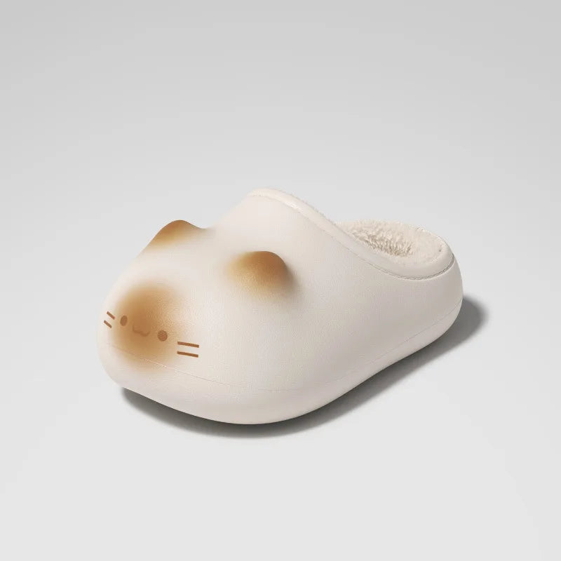Purr Prints Plush Paw Waterproof Clogs