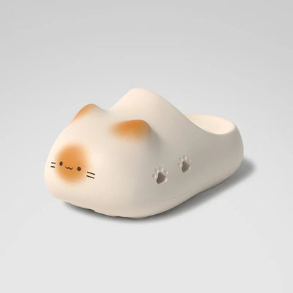 Purr Prints Plush Paw Waterproof Clogs