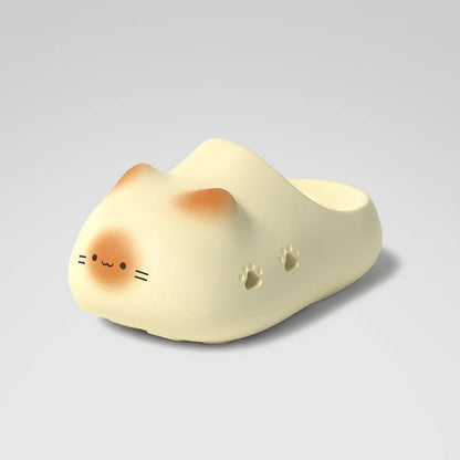 Purr Prints Plush Paw Waterproof Clogs