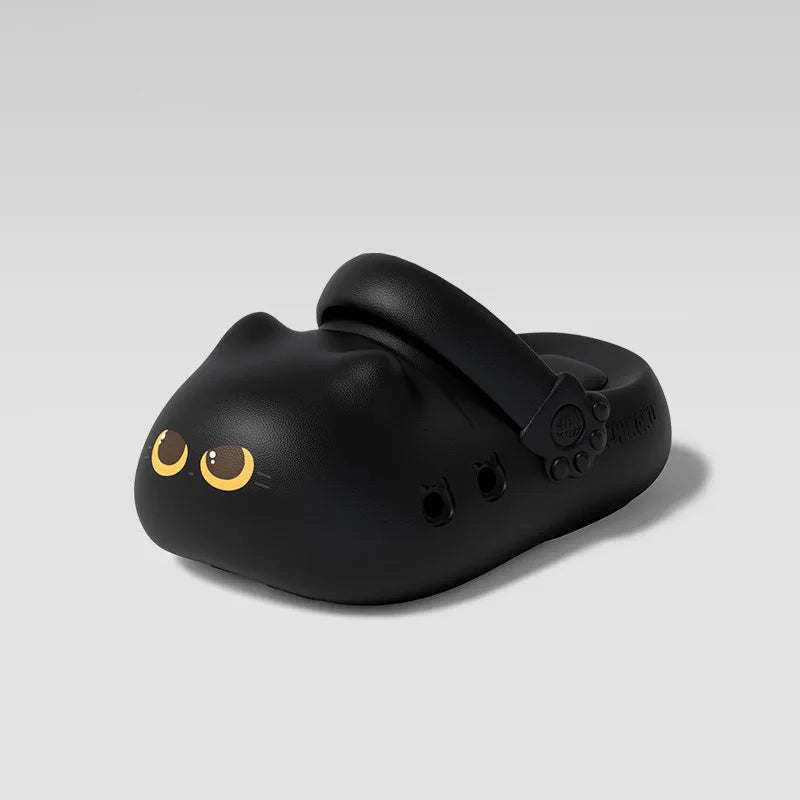 Purr Prints Plush Paw Waterproof Clogs