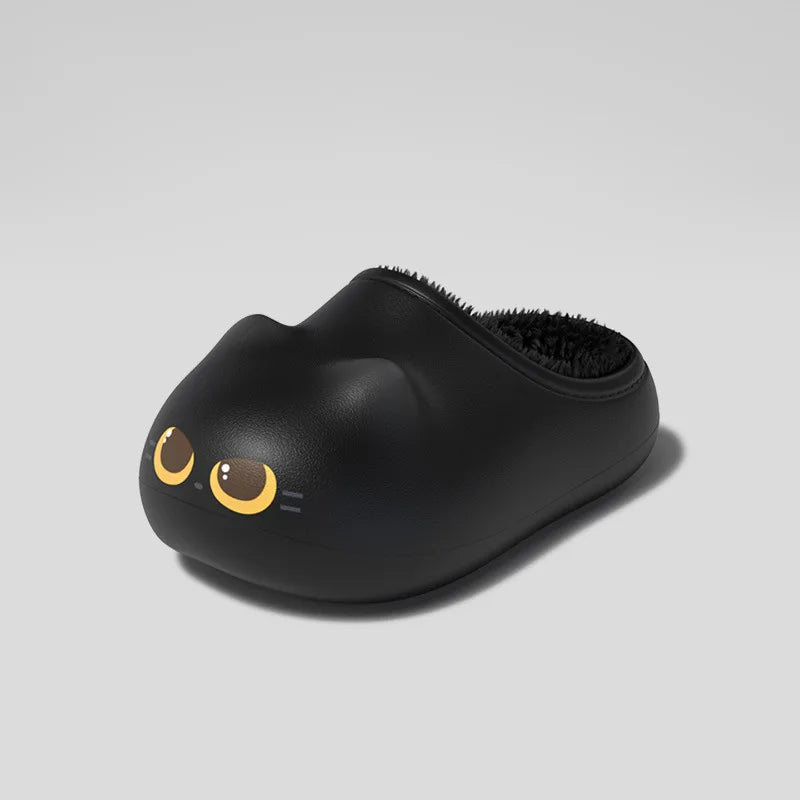 Purr Prints Plush Paw Waterproof Clogs