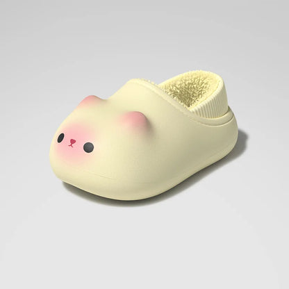 Purr Prints Plush Paw Waterproof Clogs