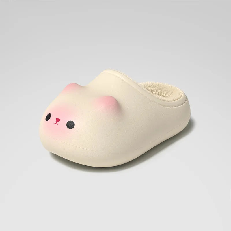 Purr Prints Plush Paw Waterproof Clogs